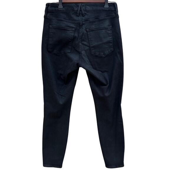 Good American Women’s Good Legs Faux Leather Jeans Size 12 - Picture 2 of 6